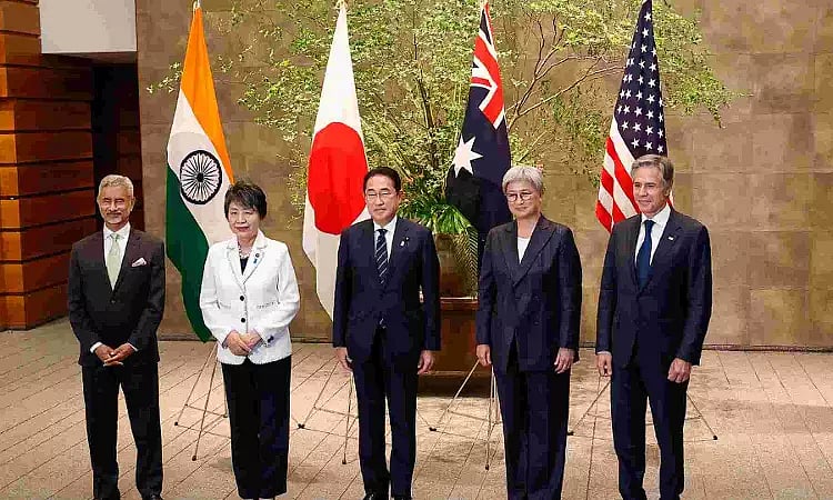 PTI : Quad leaders during Tokyo meet |